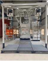 Hanger type shot blasting